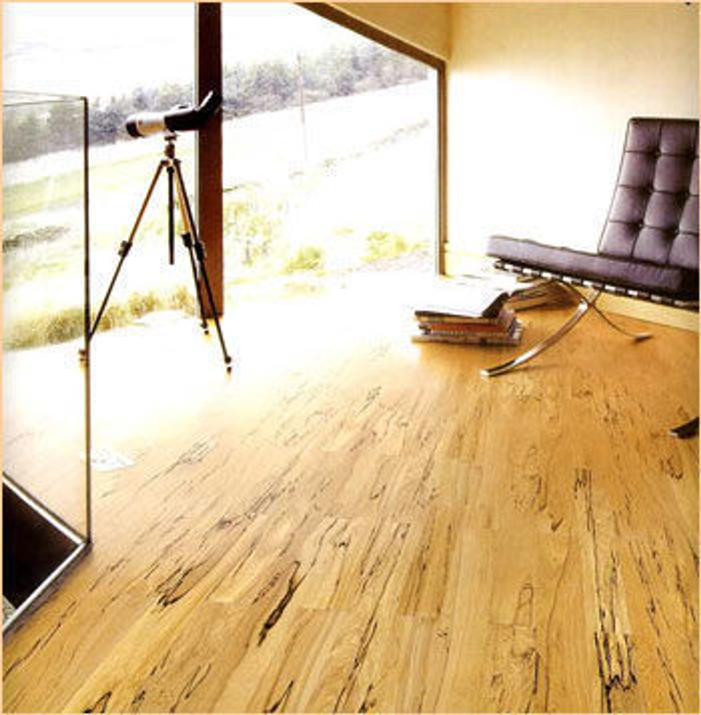 Доска массивная Берёза чёрная MGK Floor 910 х 122 х 18 мм