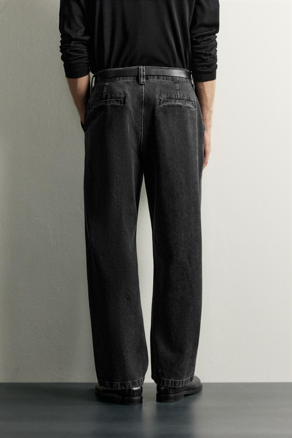 БРЮКИ ЧИНОС RELAXED FIT СО СКЛАДКАМИ — ZARA · 4048/355