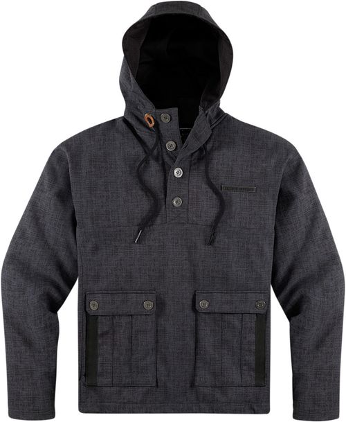 Купить Мотокуртка Текстильная Icon Stravanger Charcoal 1000