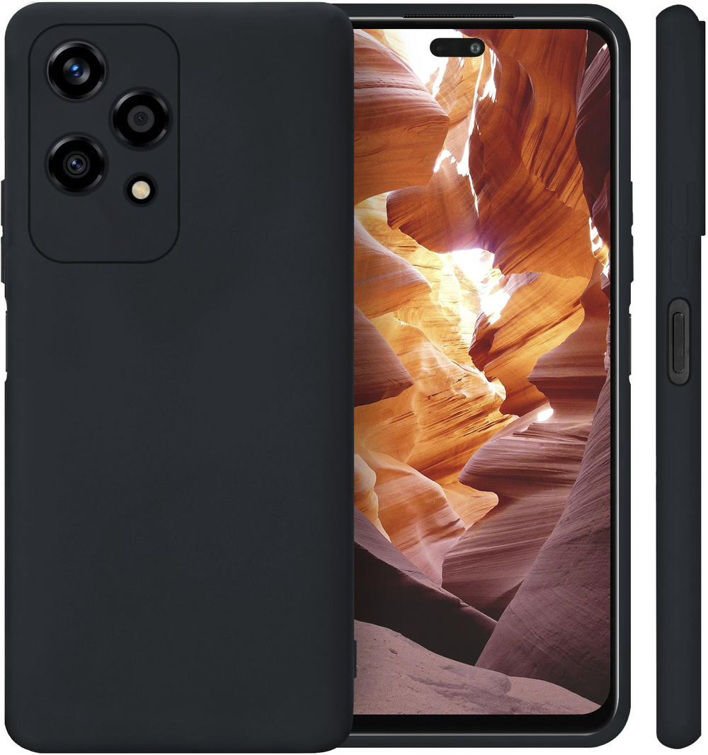 Мягкий Soft Touch чехол из силикона для HONOR 200 LITE с бархатной подкладкой