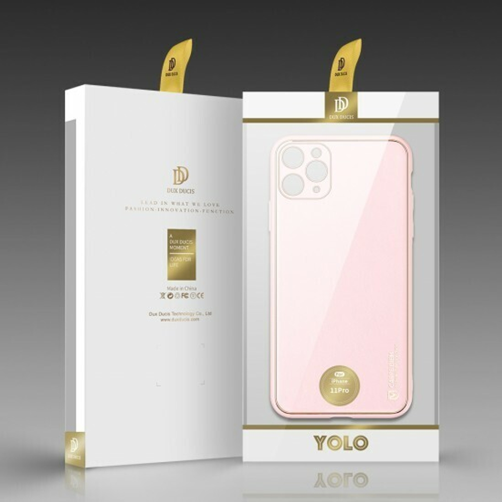 Чехол Dux Ducis Yolo для iPhone 12 Pro Max Розовый, 012259