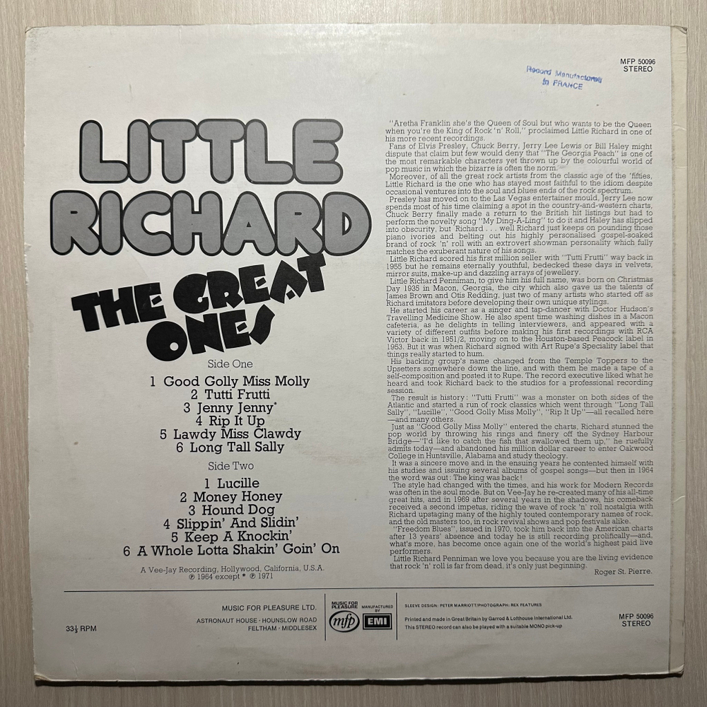Little Richard - The Great Ones (Франция)