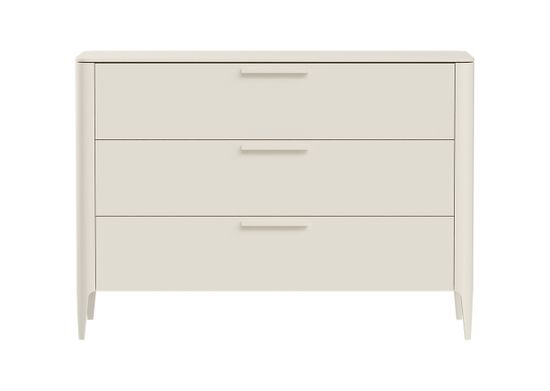 Комод Type 3 ящика ширина 120 см (молочный)