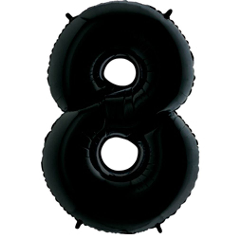 Цифра "8" черный