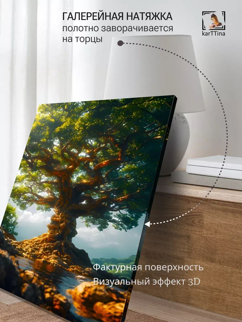 Картина на стену "Богатство" 30х40см 1шт.