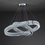 Люстра D8010P/2R/D800+600 silver