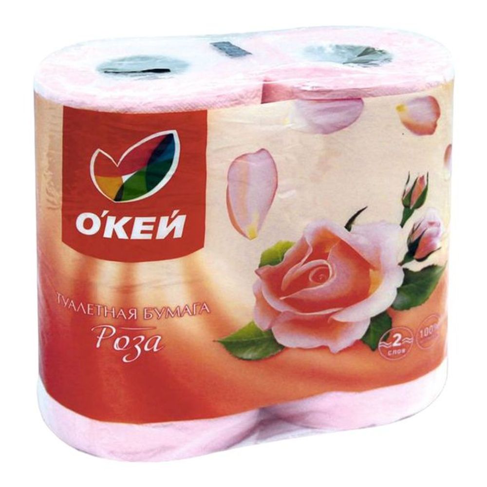 Туалетная бумага Paper rose 4рул 2-сл