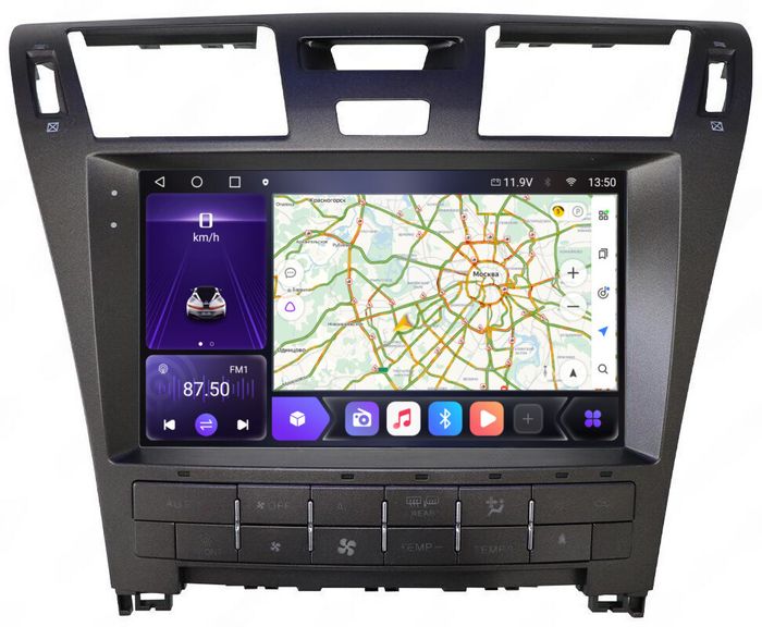 Магнитола для Lexus LS460 2006-2009 (до рестайлинга, рамка 10) - Kuberg SF-1303-1 IPS, Android 10, 4G SIM-слот