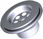 Aquant Выпуск 1 1/4" с нержавеющей сеткой белый, NV114-70-MR (NV114БЕЛ-70РS) 718178