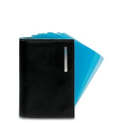 Чехол для кредитных карт Piquadro Blue Square черный кожа (PP1661B2/N)