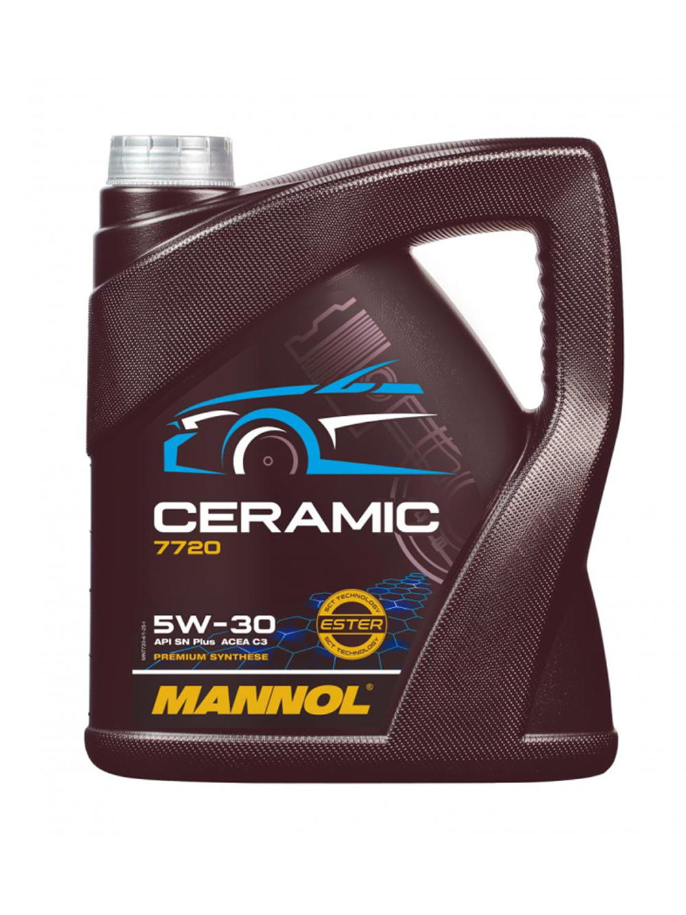 Масло моторное MANNOL 7720 Ceramic 5W-30 SN+​, 5л
