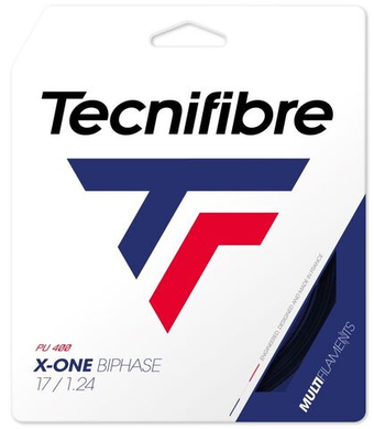 Теннисные струны Tecnifibre X One Biphase (12 m) - черный