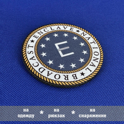 Патч цветной Анклав Фоллаут, The Enclave Fallout с липучкой