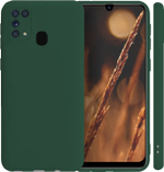 Мягкий Soft Touch чехол из силикона для SAMSUNG M31 (не M31s) с бархатной подкладкой
