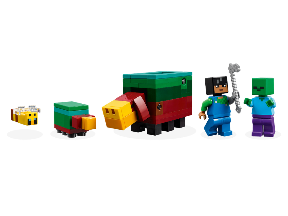 Конструктор Лего Майнкрафт Сад цветущей вишни | LEGO Minecraft Cherry Blossom Garden 21260 - 304 детали (8+)