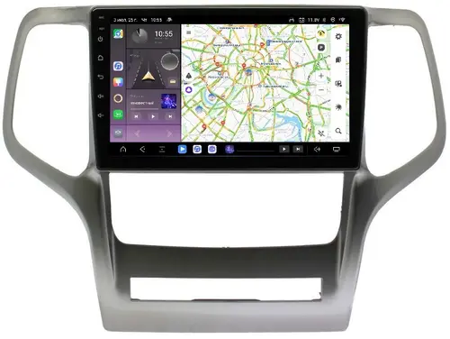 Магнитола для Jeep Grand Cherokee WK2 2010-2013 - Kuberg QLed, Android 13, Быстрейшая, CarPlay, SIM-слот
