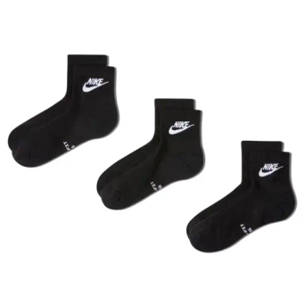 Теннисные носки Nike Everyday Elevated Ankle 3P - black