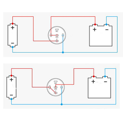 Кнопка М19LED/12-24В/СФ - красная