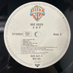 Винтажная виниловая пластинка LP Bee Gees E S P (Германия 1987)