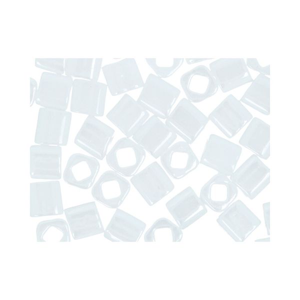 Бисер Toho Cube 4 мм, 25 г (5х5 г), 0121 белоснежный/Перламутр