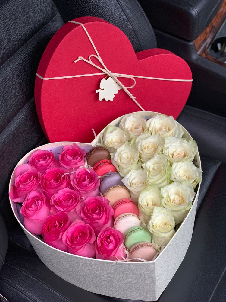 Сладкий подарок "Sweet heart &amp; Roses"