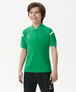 Поло CAMP 2 Poly Polo, зеленый/белый