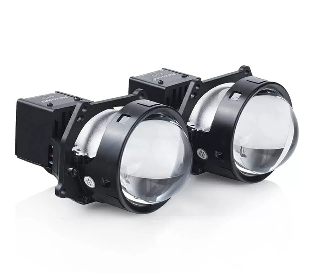 Билед модули Aozoom A10 24 вольта, 3.0 дюйма, 2 чипа, 5500К, 24V, 58W/66W, крепление 3R (комплект, 2шт)