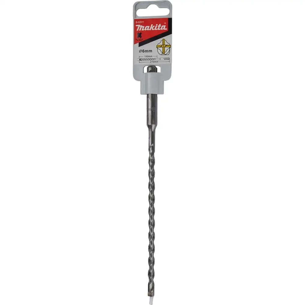 Бур по бетону 6x150x210 мм SDS-plus 4Cutter Makita B-62511