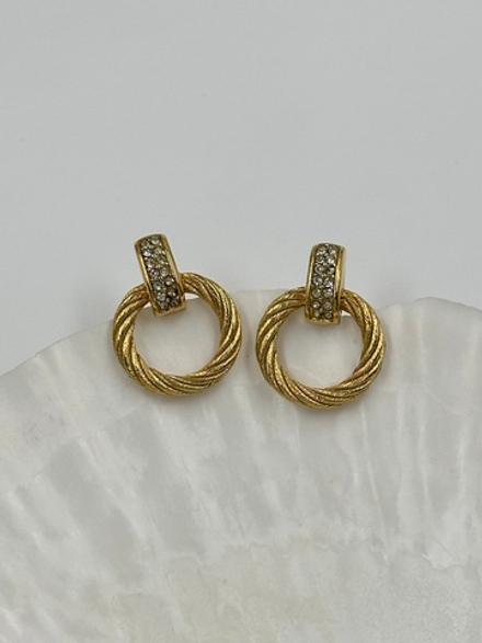 Серьги с кристаллами Christian Dior