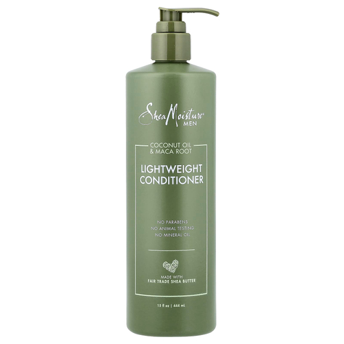 SheaMoisture, Для мужчин, легкий кондиционер, кокосовое масло и корень маки, 444 мл (15 жидк. унц.)