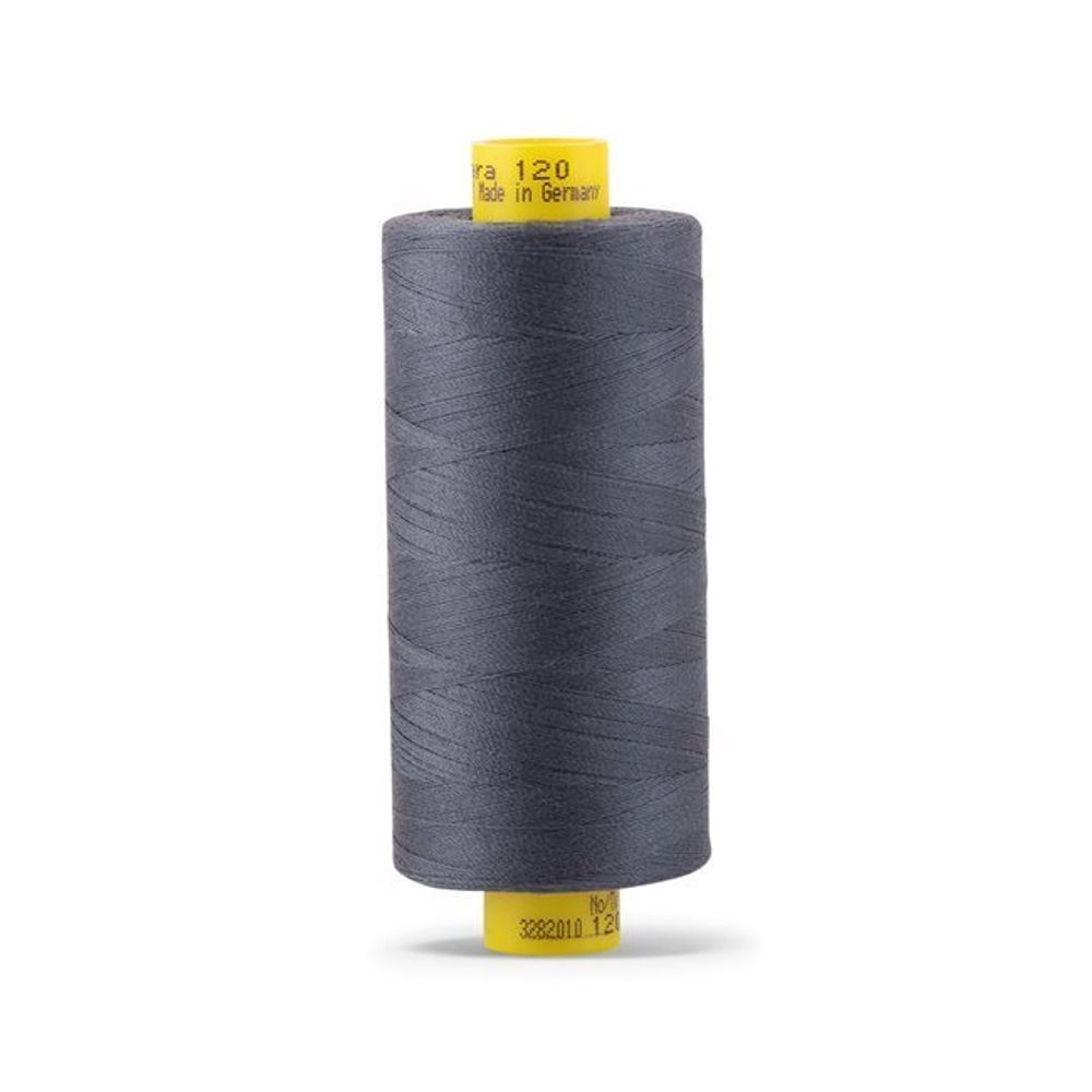 Нитка Gutermann Mara 120 (1000 метров), 1 кат., универсальная | 093 аспидно-серый