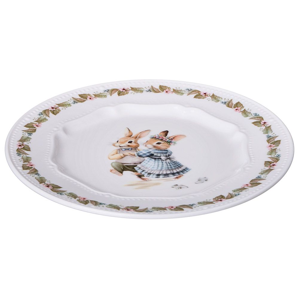 НАБОР ТАРЕЛОК ЗАКУСОЧНЫХ LEFARD "RABBITS FAMILY" 2 ШТ. 20,5 СМ