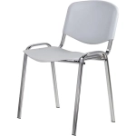 Стул офисный Easy Chair Изо серый (пластик, металл) (573683)