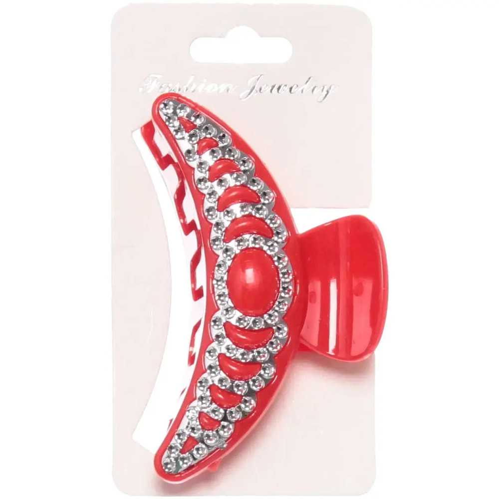 Заколка-краб для волос на блистере «Emily Collection - Lily», микс 6 цветов, 7,5см