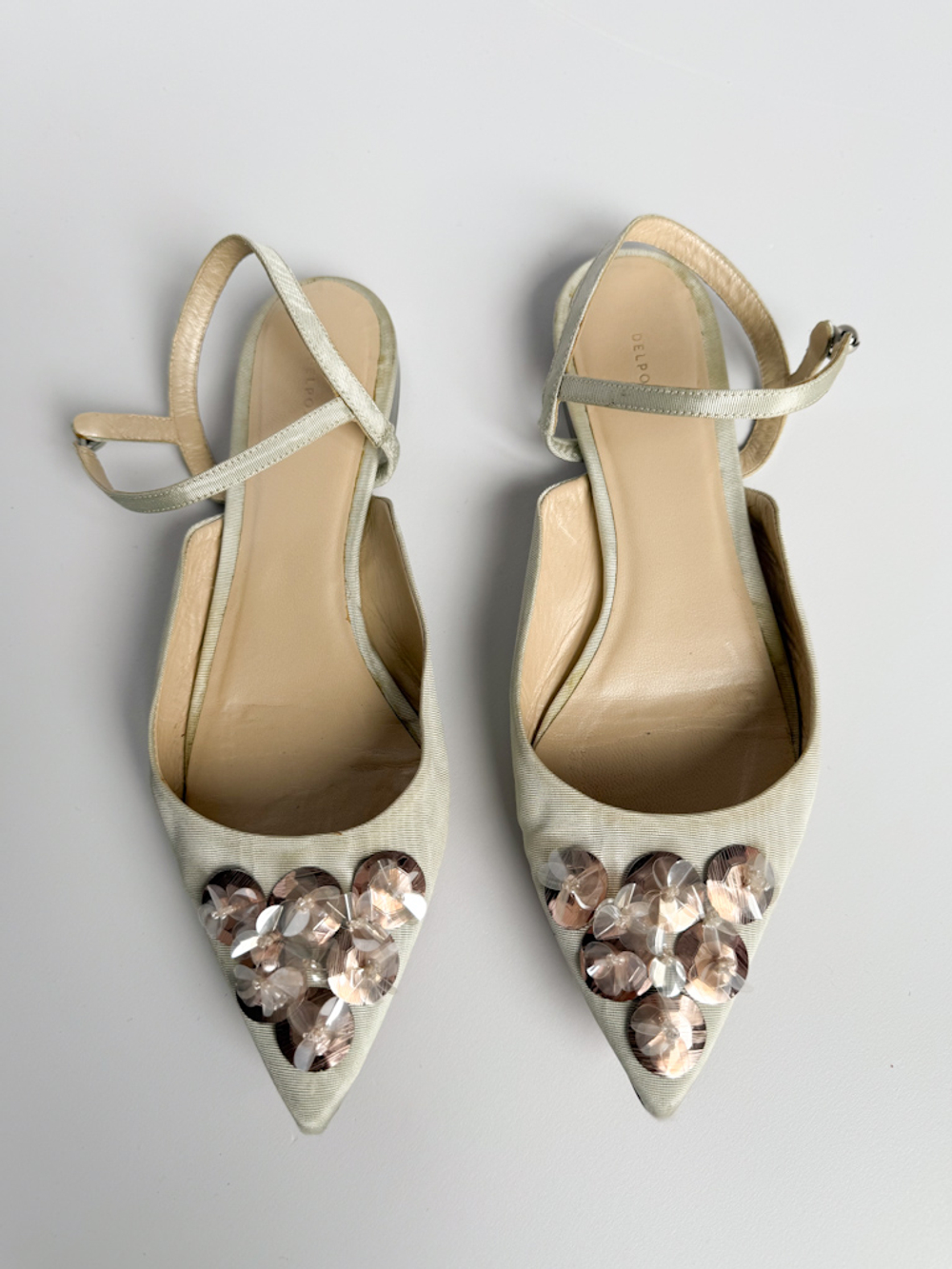 Текстильные туфли Delpozo, 39