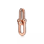 Серьги из розового золота 18k с бриллиантами, Tiffany 💠Hard Wear Large
