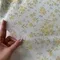 Рибана ажурная, молочно-белая/желтая