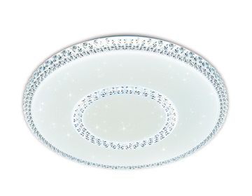 Потолочный светодиодный светильник FF98 WH белый 48W D400*70 (ПДУ ИК) Orbital Air Ambrella