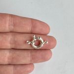 Замочек 12 мм серебро 925