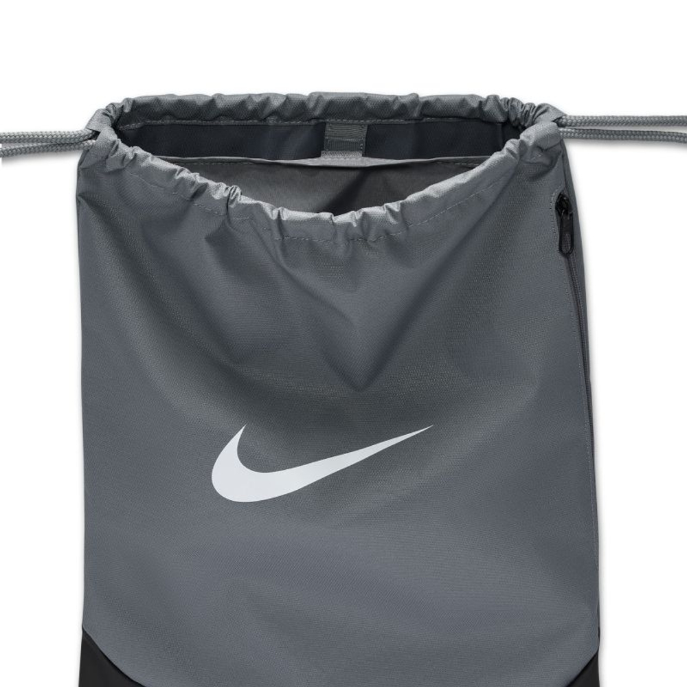 Рюкзак теннисный Nike Brasilia Drawstring Gym Bag - smoke gray/black/white