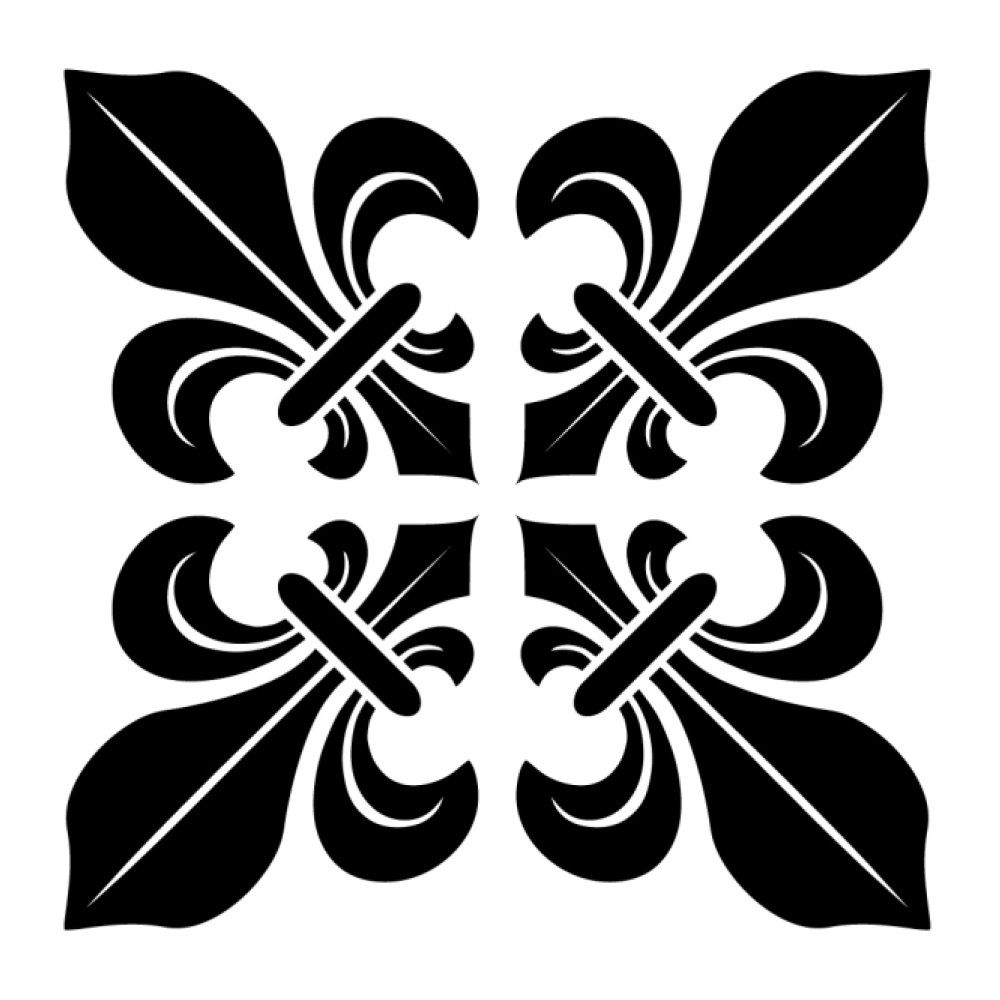 Текстурный лист Craft&Clay TSN, 36 элемент Королевская лилия