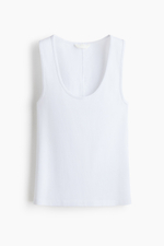 Хлопковый топ без рукавов - H&M