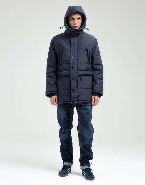 Куртка We Don’t Care Long Puffer Jacket Navy - фото 8