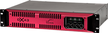 Solton DX 43 - Усилитель 4-х канальный; 4x 300 Вт на 8 Ом; 4x 450 Вт на 4 Ома; 2x 900 W на 8 Ом в Мо