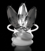Прозрачная стеклянная пробка 10см с присоской PipeDream Icicles #91 Glass Anal Plug With Suction Cup Clear 289120