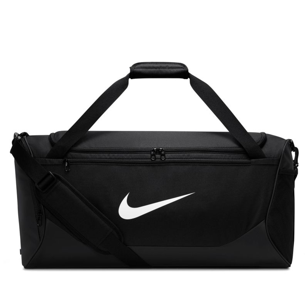 Спортивная сумка Nike Brasilia Training Duffel Medium — чёрный/чёрный/белый