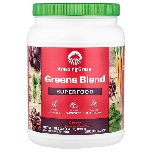 Amazing Grass, Green Superfood, ягоды, 800 г (28,2 унции)