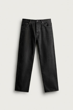 ZARA ДЖИНСЫ STRAIGHT LEG, ЧЕРНЫЙ