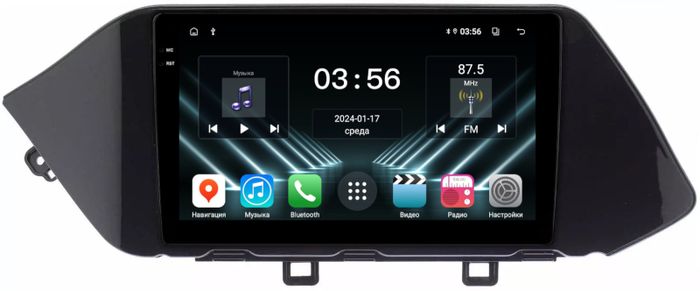 Магнитола для Hyundai Sonata 8 2020+ - FarCar S280 монитор 10.36" IPS на Android 13, CarPlay