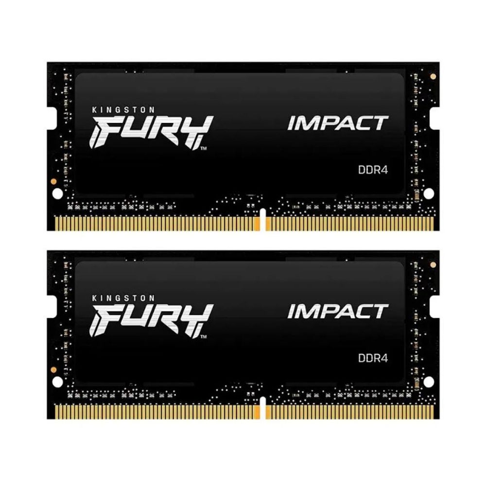 Оперативная память Kingston 32GB 3200MHz DDR4 CL20 SODIMM (Kit of 2x16GB) FURY Impact